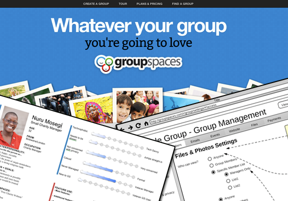 GroupSpaces 2.0 - Re-launch of a group management web app and new premium features and pricing structure